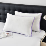 Hotel Quality Bamboo Cooling Lavender Pillow with Sleep Pillow Mist Twin Pack